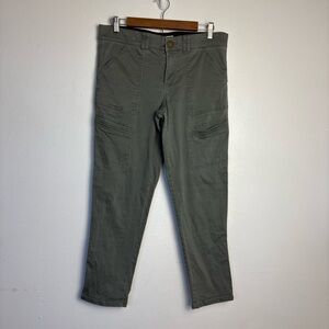 Democracy "Ab" Technology Cargo Stretch Pants in Olive Green Size 10